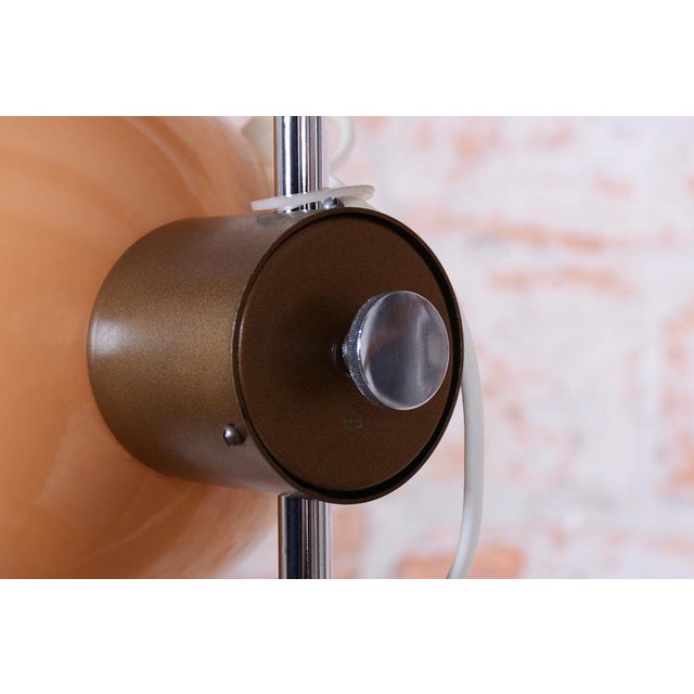 Metal Mid-Century Floor Lamp in Metal attributed to Drukov, Czech, 1970s For Sale - Image 7 of 13