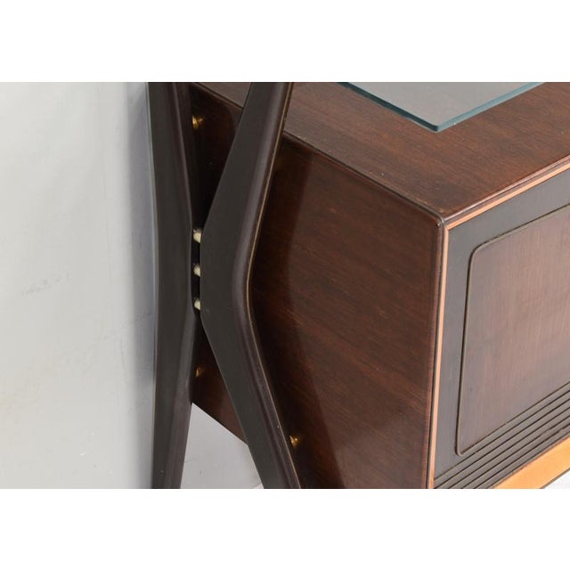 Dry Bar Cabinet attributed to Vittorio Dassi, Italy, 1950s For Sale - Image 12 of 17