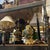 Mid-Century Modern Vintage Tall Simple Black Table Lamp With a Wooden Base and Gold Details For Sale - Image 3 of 11