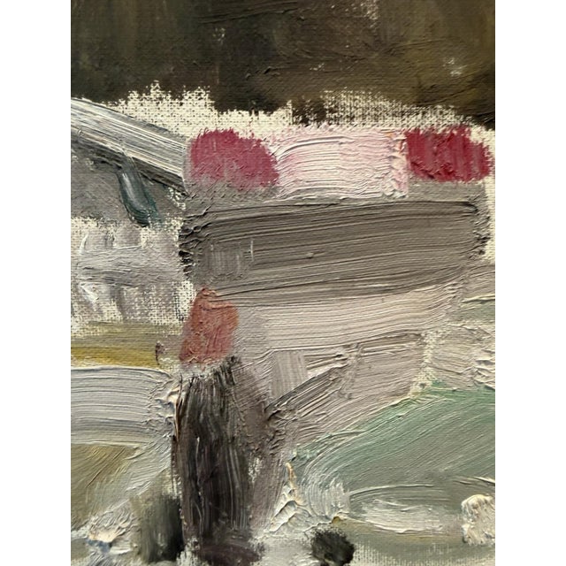 Winter Parish Church, 1978, Oil Painting on Canvas For Sale - Image 11 of 13