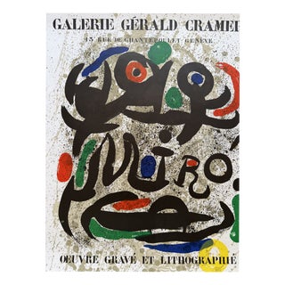 Joan Miró, Engravings and Lithographs, Galerie Gérald Cramer, 1960s, Print For Sale