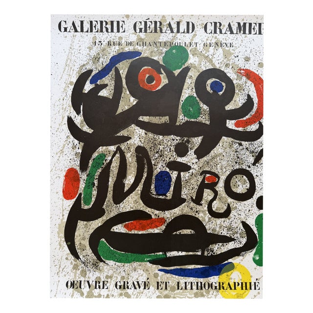 Joan Miró, Engravings and Lithographs, Galerie Gérald Cramer, 1960s, Print For Sale