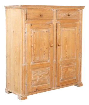 19th Century Swedish Pine Cabinet Sideboard