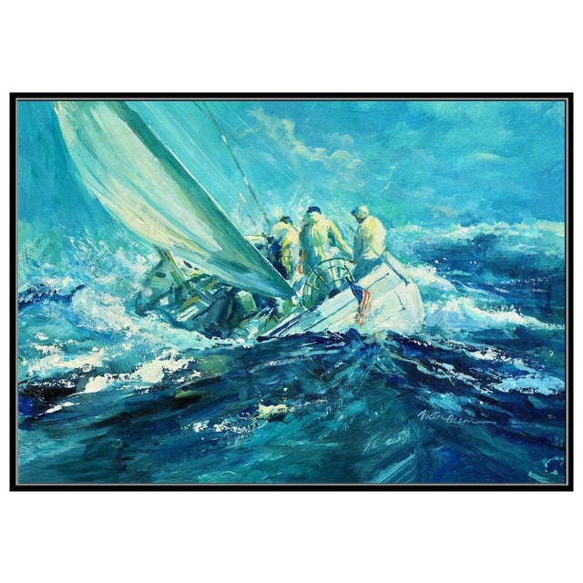 Message us to inquire about custom framing options! (Included for free with every purchase) The artwork here, "The Race Is...
