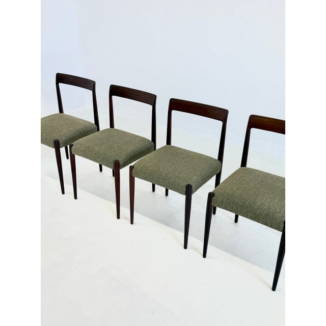 Dining Chairs in Rosewood from Lübke, 1970s, Set of 4 For Sale - Image 12 of 17