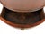 Vintage Mid-Century Regency Mahogany Drum Table With Carved Paw Feet For Sale In Phoenix - Image 6 of 11