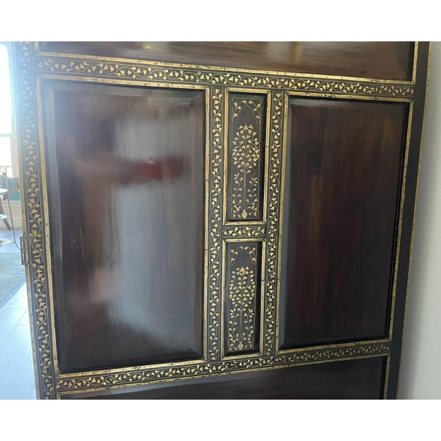 1970s Mahogany Bogart Chest With Brass Inlay For Sale - Image 11 of 18