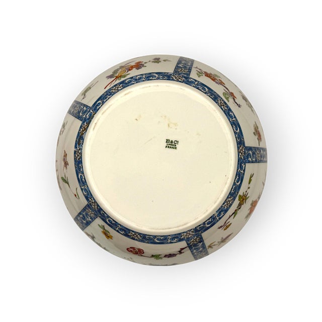 White Chinese Limoge Vase from B & Co., France, 1890s For Sale - Image 8 of 9