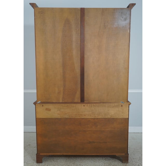 Country Chippendale Hand Crafted Walnut Cupboard For Sale - Image 18 of 18