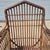 1970s Lane Venture Stick Wicker Rattan Arm Chair & Ottoman, Set of 2 For Sale - Image 9 of 14