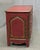 Vintage Theodore Alexander Red Leather Wrapped Serpentine Chest of Drawers For Sale - Image 12 of 13