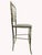 Italian Side Chair in Golden Brass by Giuseppe Gaetano Descalzi for Chiavari, 1950s For Sale - Image 9 of 11