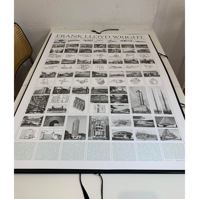 Frank Lloyd Wright 1869 -1959 Buildings and Projects Poster, 2000 For Sale - Image 9 of 10