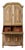 Antique Folk Art Rustic Swedish Writing Cabinet, 1820 For Sale