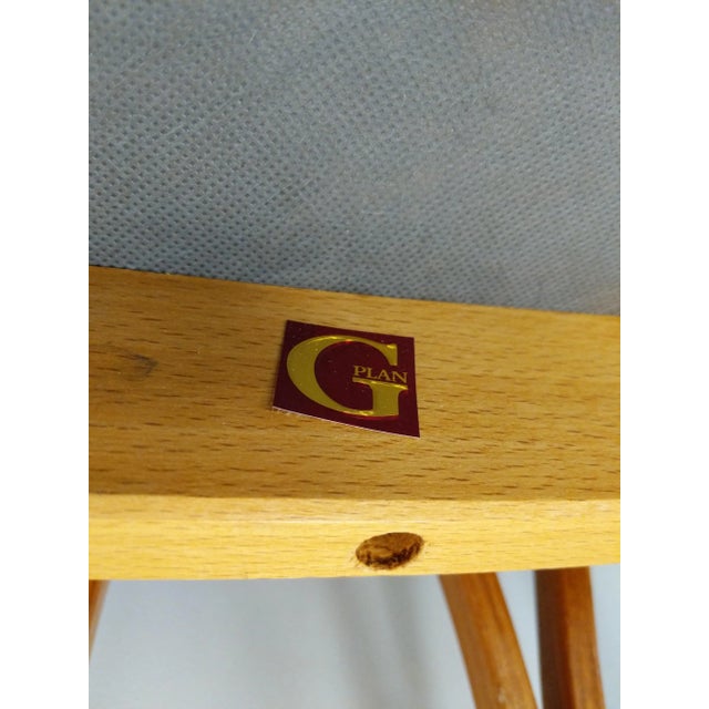 Wood Set of 5 Vintage Mid Century Modern Dining Chairs by G Plan For Sale - Image 7 of 9