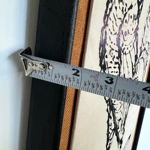 1960s Original Painting of a Rooster in the Style of Picasso Signed For Sale - Image 11 of 11