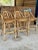 Late 20th Century Coastal Rattan With Rattan Weave Seats Barstools-Set of Three For Sale - Image 10 of 10