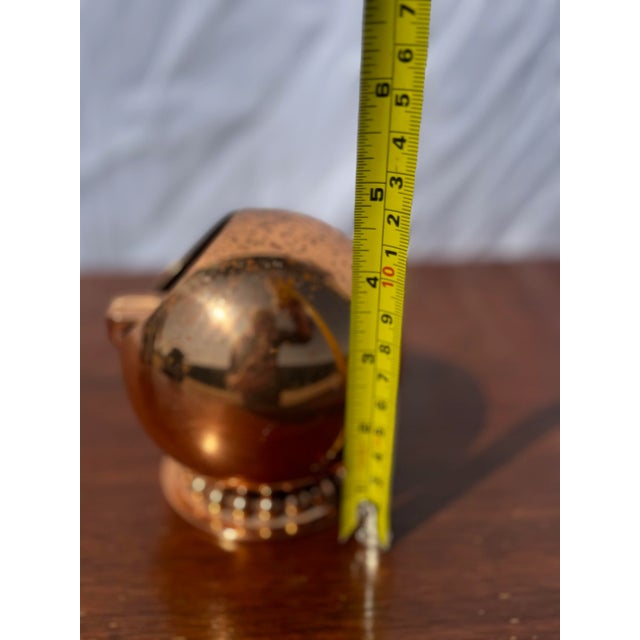 Mid Century Modern Atomic Copper Ashtray For Sale In Boise - Image 6 of 8