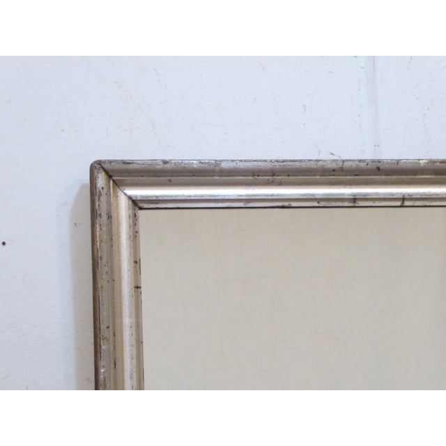 Antique Weathered Silverleaf Mirror For Sale - Image 4 of 4