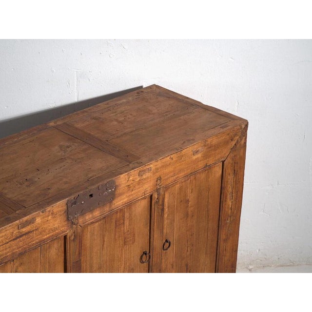 Antique Low Sideboard in Pine For Sale - Image 3 of 13