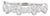 Beverley K 0.47ctw Diamond Ring 14k White Gold Wedding Stackable Band, Size 6.5 For Sale