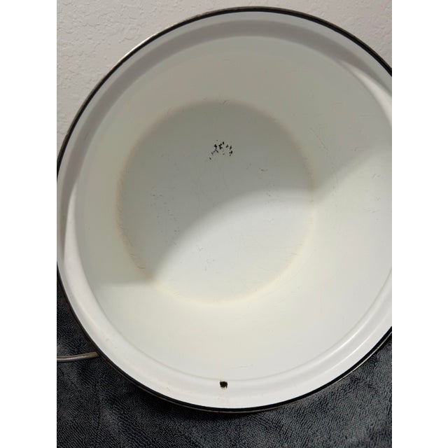 Vintage Cathrineholm Yellow Lotus Enamel Dutch Oven Lidded Pot For Sale - Image 10 of 12