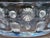 Etched signed LALIQUE FRANCE Tokyo Pattern Crystal Cigar Ashtray. 5 1/2" diameter, 2" height, 1/2" thick rim. Authentic...