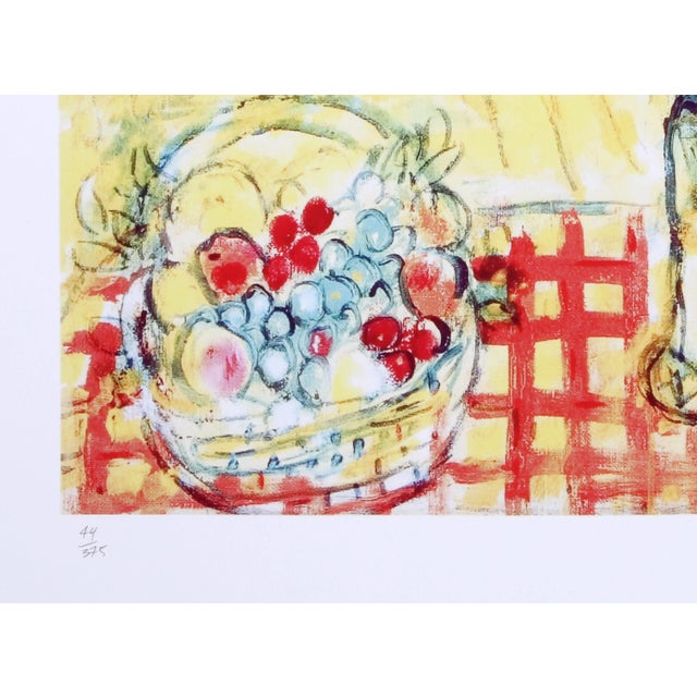 Les Amoureux aux Marguerites (The Lovers with Daisies) Marc Chagall Size: 24 in. x 19 in. Giclee on paper, signed in plate...