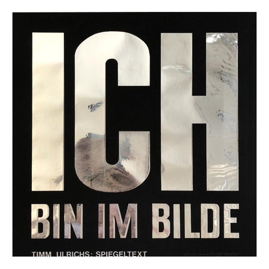 Timm Ulrichs, Ich bin im Bilde, 1977, Silkscreen For Sale