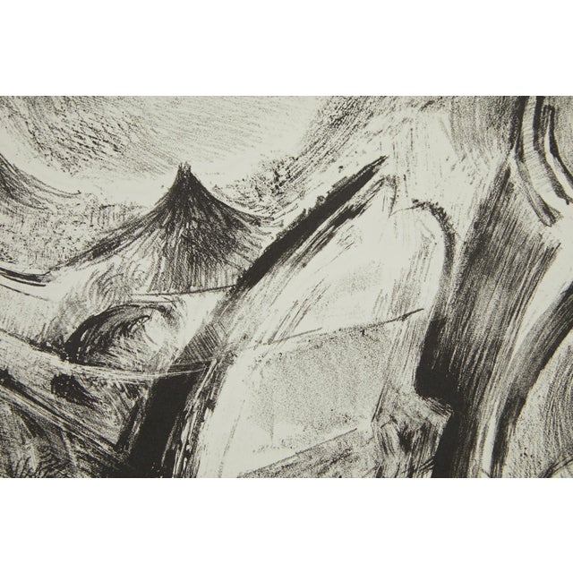 Mid Century Block Print #48 Revised Edition Unknown Artist 1958 on Watercolor Paper For Sale - Image 4 of 8