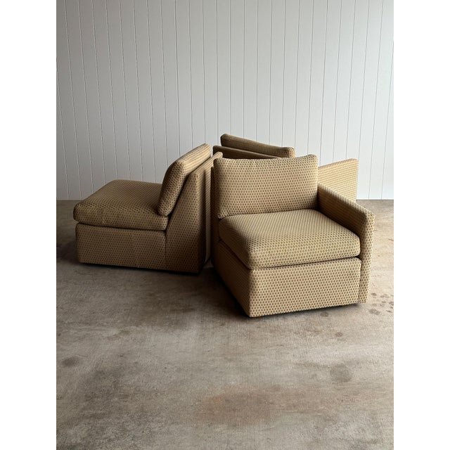 Vintage Three-Piece Modular Lounge Sectional Sofa, Charles Pfister for Knoll For Sale - Image 18 of 18