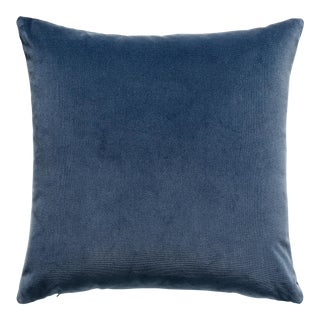 The House of Scalamandré Indus Pillow, Ocean For Sale