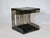 Plastic Space Age Vinyl Stand in Smoked Acrylic Glass, 1970s For Sale - Image 7 of 16