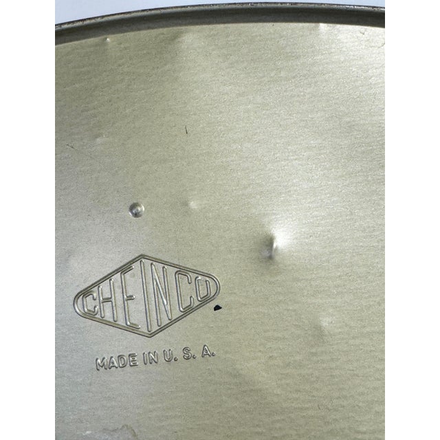 Vintage Newspaper Print Motif Wastebasket For Sale - Image 9 of 9