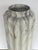 Modern Large Modern White and Gray Marbleized Floor Vase For Sale - Image 3 of 5
