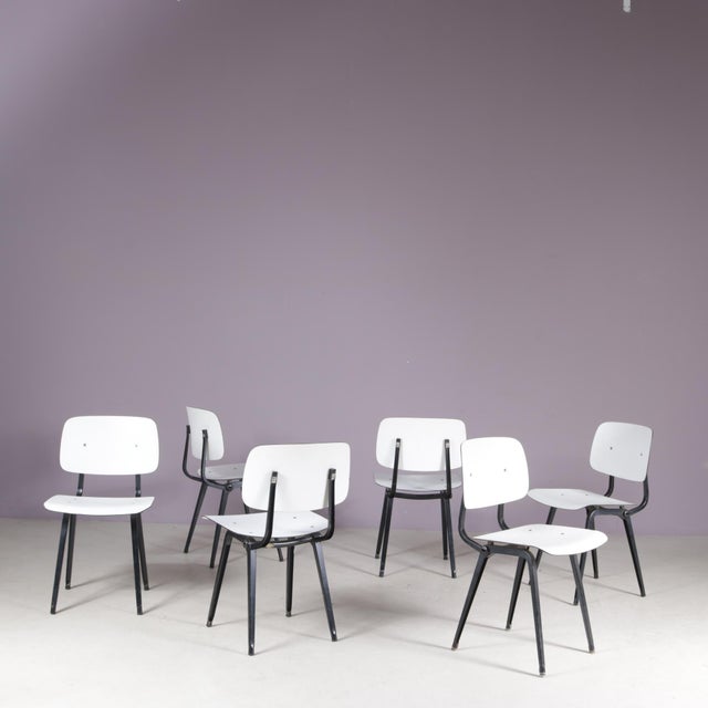 Result Chairs by Friso Kramer for Ahrend-De Cirkel, 1950s, Set of 6 For Sale - Image 11 of 11