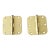 Solid Brass Lawrence u.s.a. Door Hinges Set For Sale
