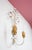 Italian Wall Light in Silver and Gold Metal with Flowers, 1980s For Sale - Image 4 of 9