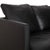 Animal Skin Prime Time Corner Sofa in Black Leather and Chrome from Walter Knoll / Wilhelm Knoll For Sale - Image 7 of 18