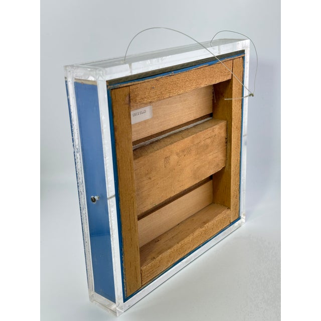 Contemporary Mike Lynch Mixed Media Drawing – 1971 Modern Artwork in Acrylic Frame - Minnesota For Sale - Image 3 of 12