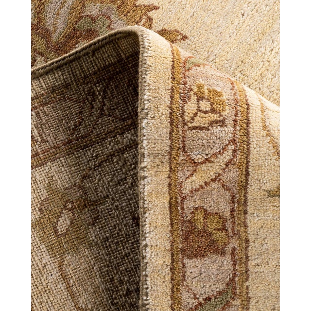Oushak, One-of-a-Kind Hand-Knotted Area Rug - Ivory, 9' 2" x 12' 1" For Sale In New York - Image 6 of 8