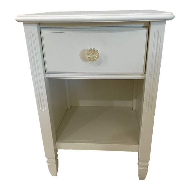 Pottery Barn Kids Night Stand “Madeline” in Antique White Chairish