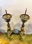 Pair Baroque Bronze Candlesticks For Sale - Image 4 of 11