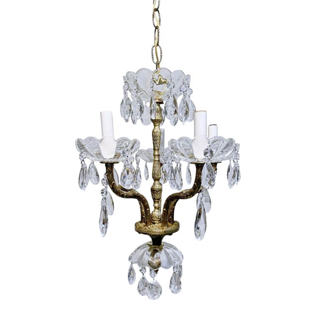 1950's Bohemian Style Chandelier For Sale