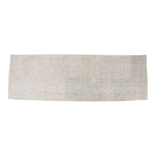 Oushak Vintage Grey Kilim Runner For Sale