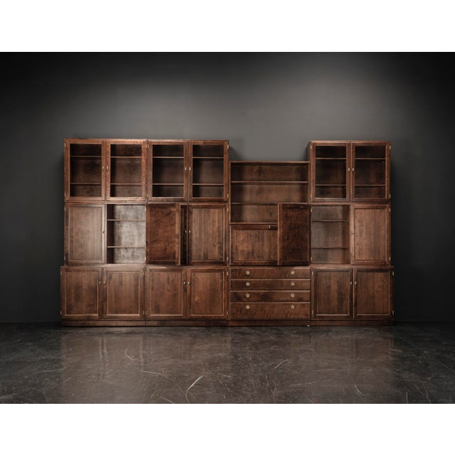 Mid-Century Modern Modular Wall Unit Anjala by Olli Borg for Asko Oy, Finland, 1960s, Set of 12 For Sale - Image 3 of 18