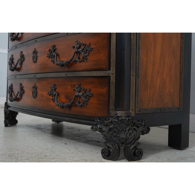 Monumental French Louis XV Style Commode Chest For Sale - Image 9 of 17