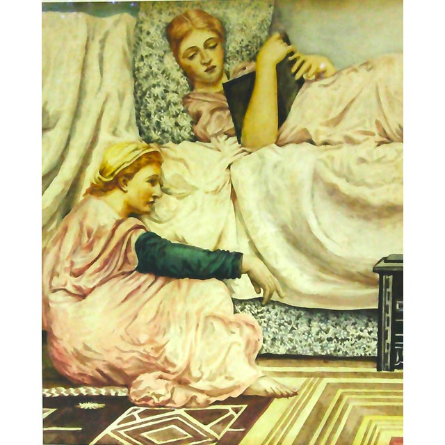 Classical Roman "June" 1927, Original Watercolor Painting For Sale - Image 3 of 5