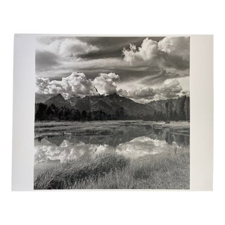 Vintage Americana Black + White Photograph of California Landscape For Sale