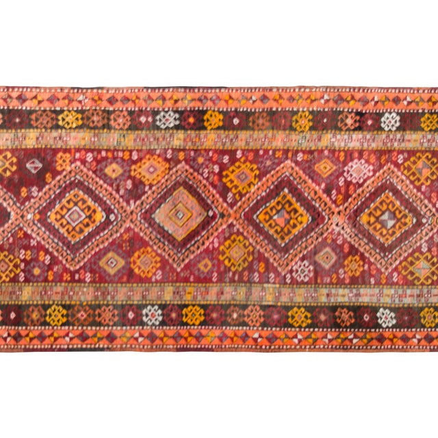 Red Early 20th Century Turkish Kars Rug For Sale - Image 8 of 15
